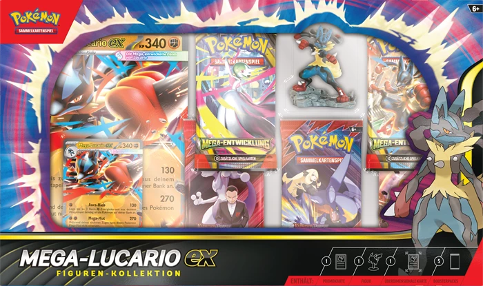 Pokémon Mega Lucario EX Figure Collection
