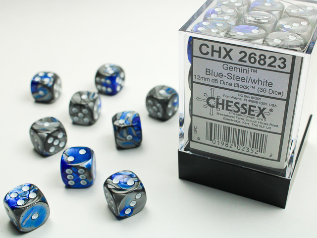 Chessex 12mm d6 Gemini