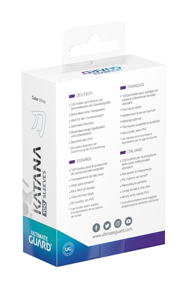 Ultimate Guard Katana Standard Sleeves (100 Sleeves)