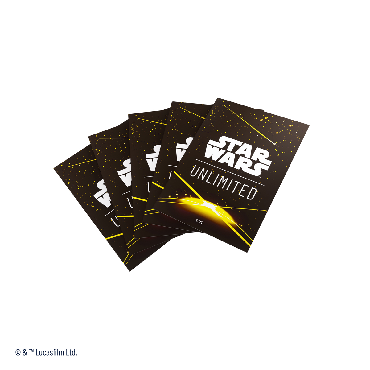 Star Wars: Unlimited Art Sleeves - Weltraum Gelb
