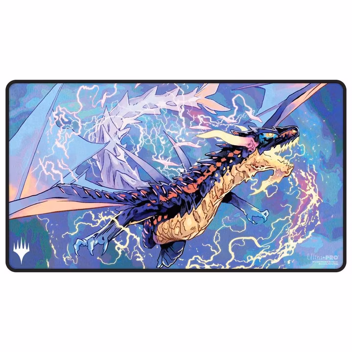 Tarkir: Dragonstorm Playmat Black Stitched