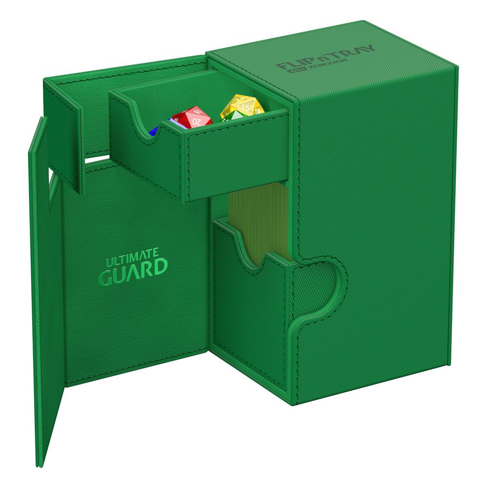 Ultimate Guard Flip`n`Tray 80+ XenoSkin Monocolor Green