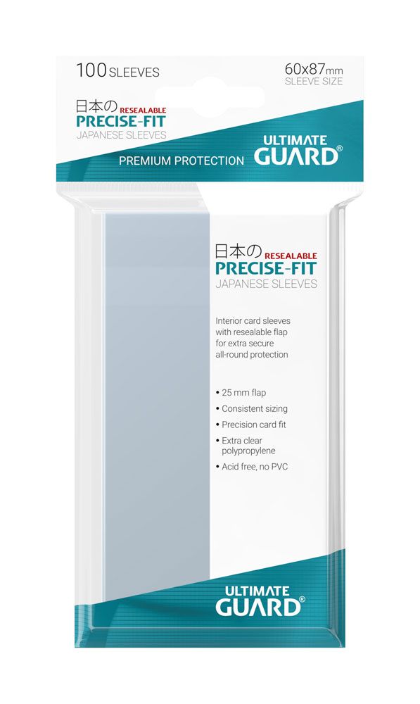 Ultimate Guard Resealable Sleeves Transparent