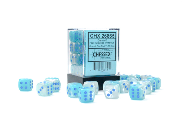 Chessex 12mm d6 Gemini