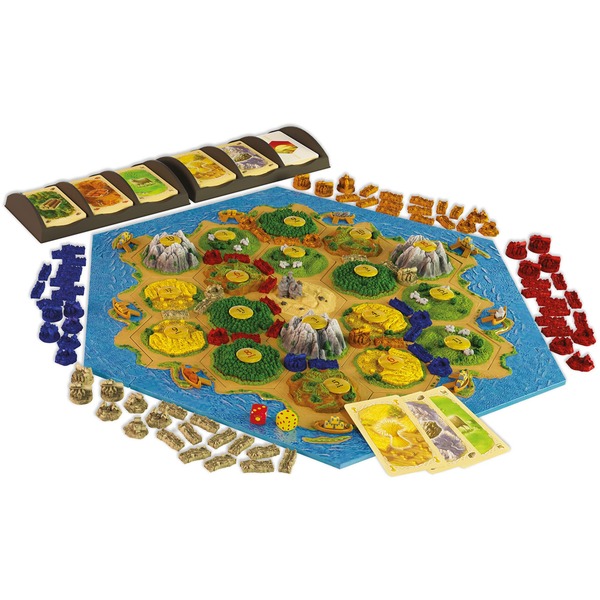 CATAN Spiel 3D Aufbau