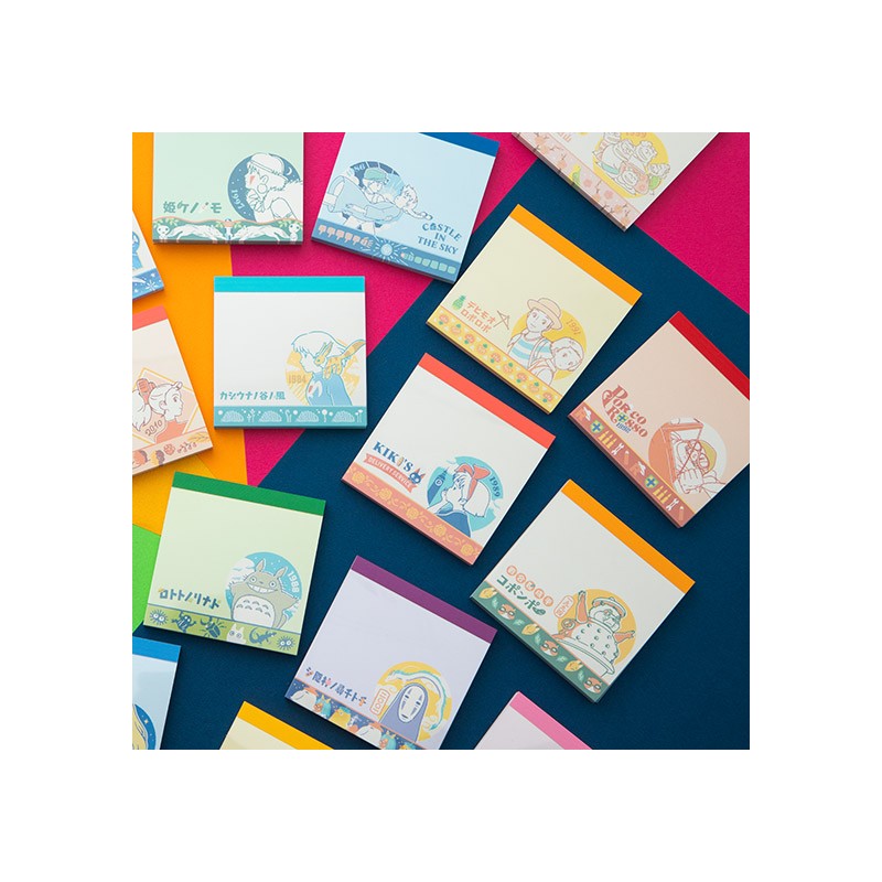 Collection of 24 Mini Memo Set -  Studio Ghibli