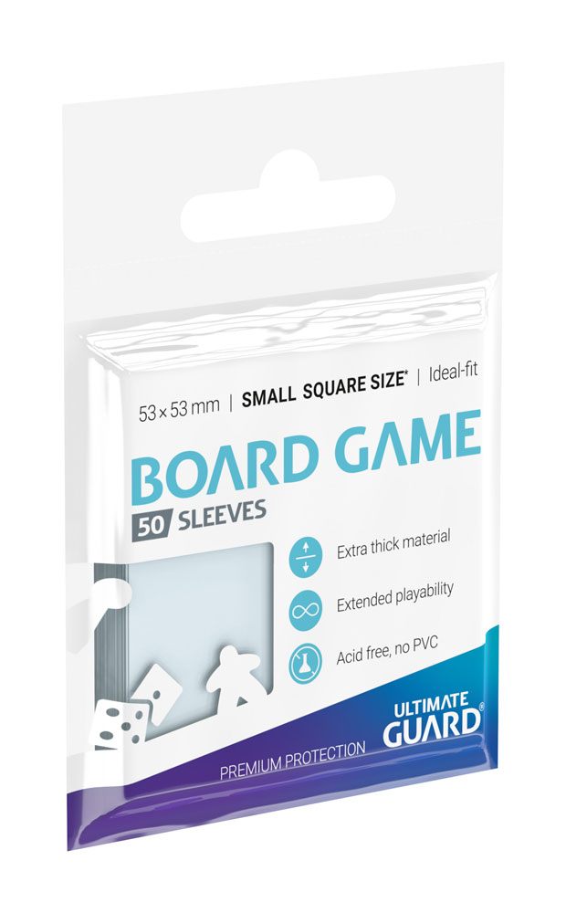 Ultimate Guard Premium Square Soft Sleeves for Board Games (50 Sleeves)