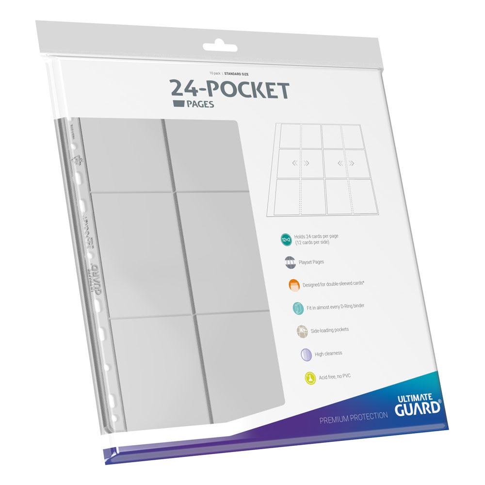 Ultimate Guard 24-Pocket QuadRow Pages Side-Loading (10 Pages)