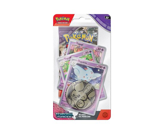 SV05 Scarlet & Violet Temporal Forces Premium Checklane Blister Togekiss or Baxcalibur