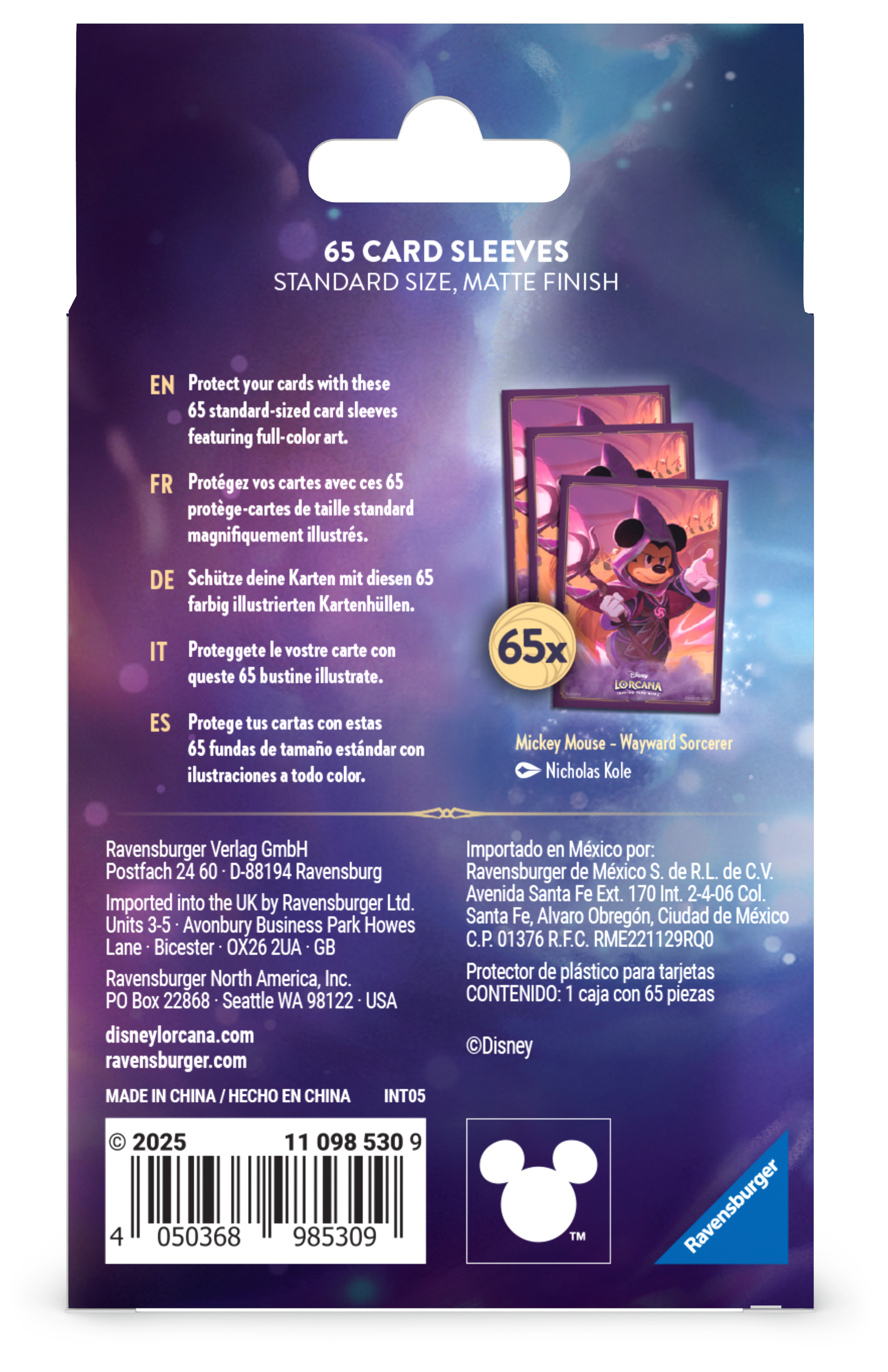 Lorcana Sleeves Mickey