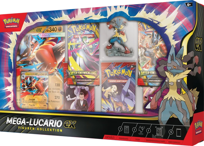 Pokémon Mega Lucario EX Figure Collection