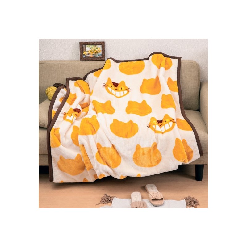 Long blanket Catbus Silhouette 200x140 cm - My Neighbor Totoro