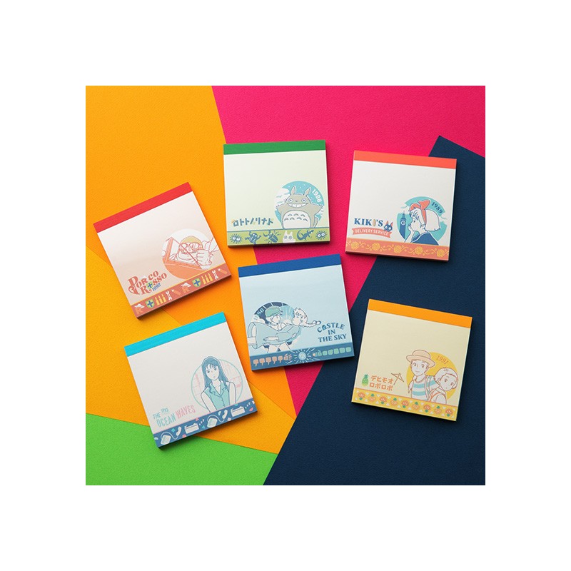 Collection of 24 Mini Memo Set -  Studio Ghibli