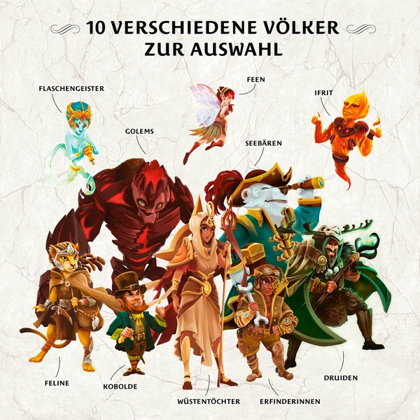 Terra Nova Spiel Völkerauswahl