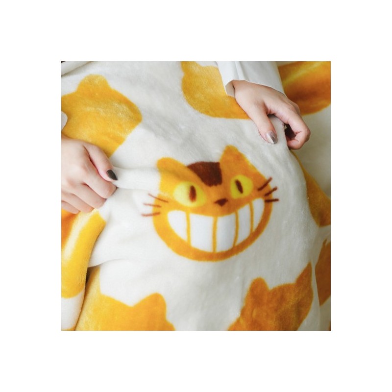 Long blanket Catbus Silhouette 200x140 cm - My Neighbor Totoro