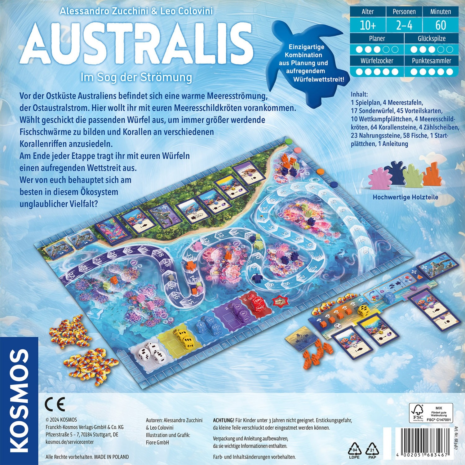Australis, Brettspiel