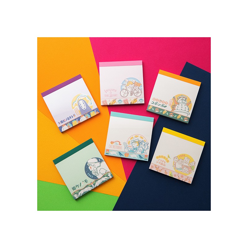 Collection of 24 Mini Memo Set -  Studio Ghibli