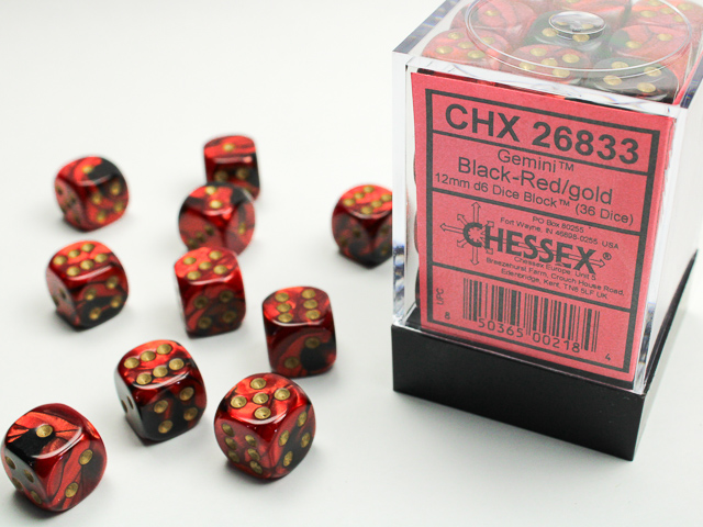 Chessex 12mm d6 Gemini