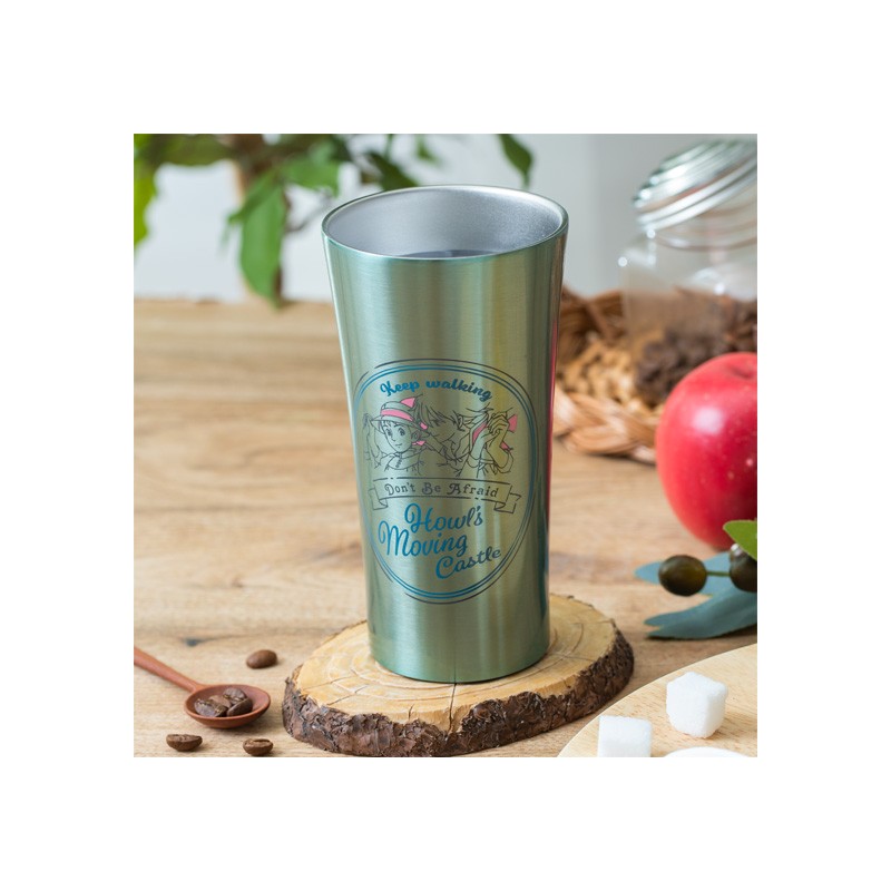 Stainless Steel 400ml Don't Be Afraid - Howl's MovingCastle