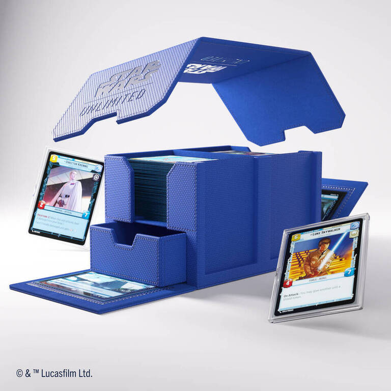 Star Wars: Unlimited Double Deck Pod - Blau