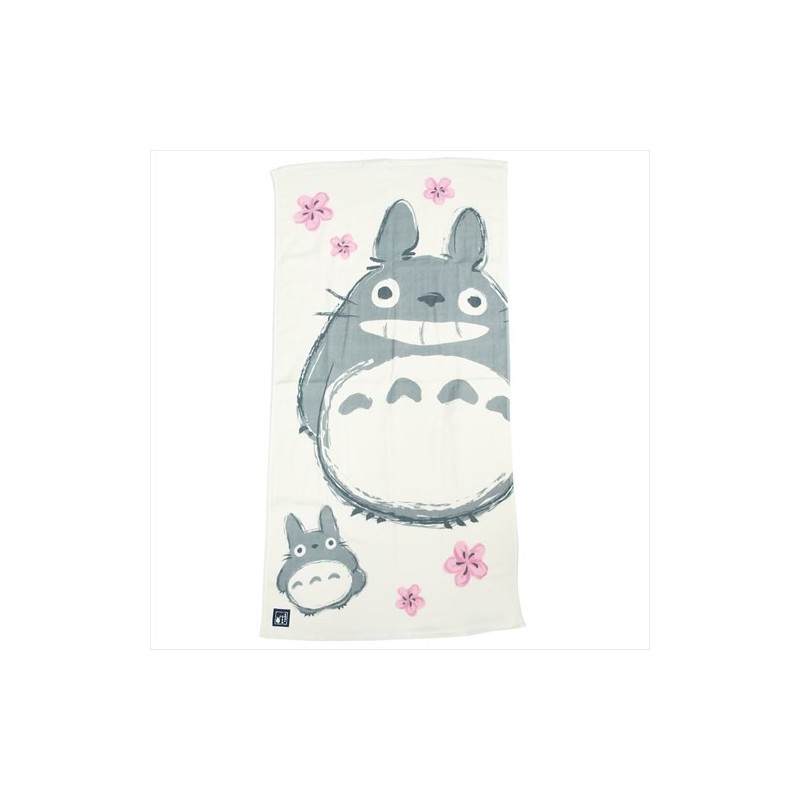 Imabari Large Bath Towel Totoro Sakura 60x120 cm - My Neighbor Totoro