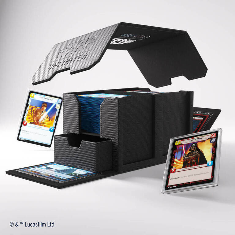 Star Wars: Unlimited Double Deck Pod - Schwarz