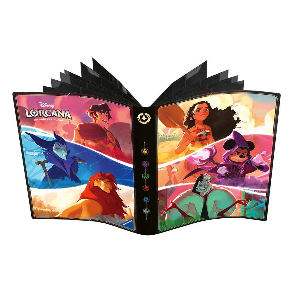 Disney Lorcana Lorebook Card Portfolio 252 Disney Figures
