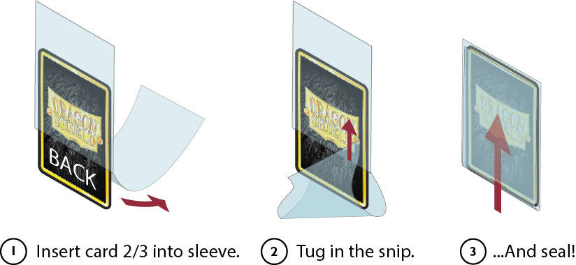 Dragon Shield Standard Perfect Fit Sleeves (100 Sleeves)