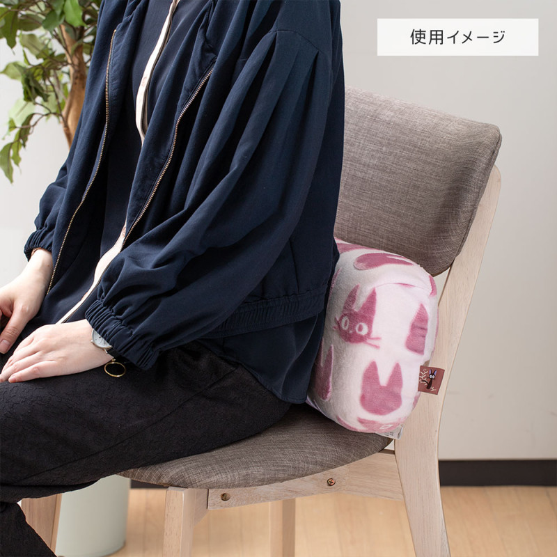 Opalised block cushion Jiji silhouette  - Kiki's Delivery Service