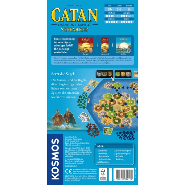 CATAN - Seafarers Expansion 5-6 Players