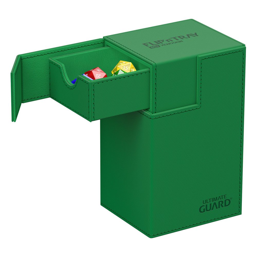 Ultimate Guard Flip`n`Tray 80+ XenoSkin Monocolor Green